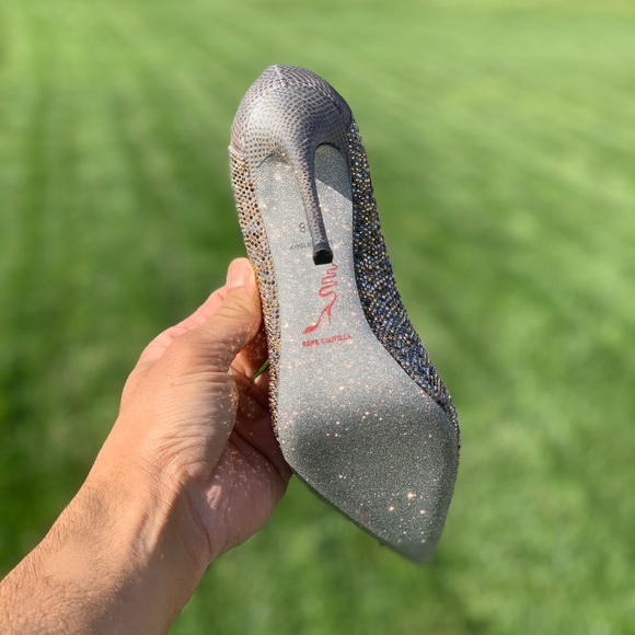 SOLD  | Rene Caovilla Crystal Lizard Stiletto Pump - Picture 2 of 7